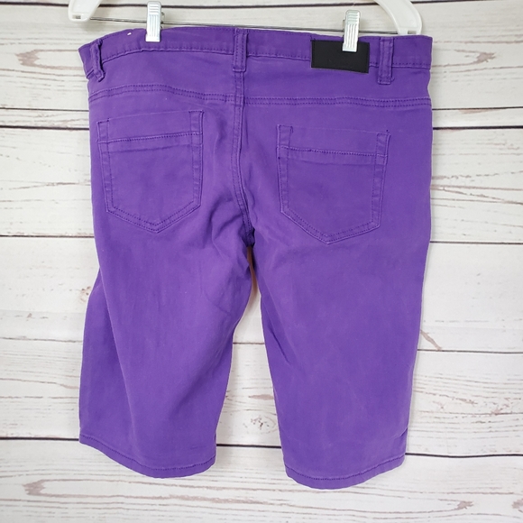 NEVADA purple bermuda shorts juniors size 11 - Picture 2 of 3